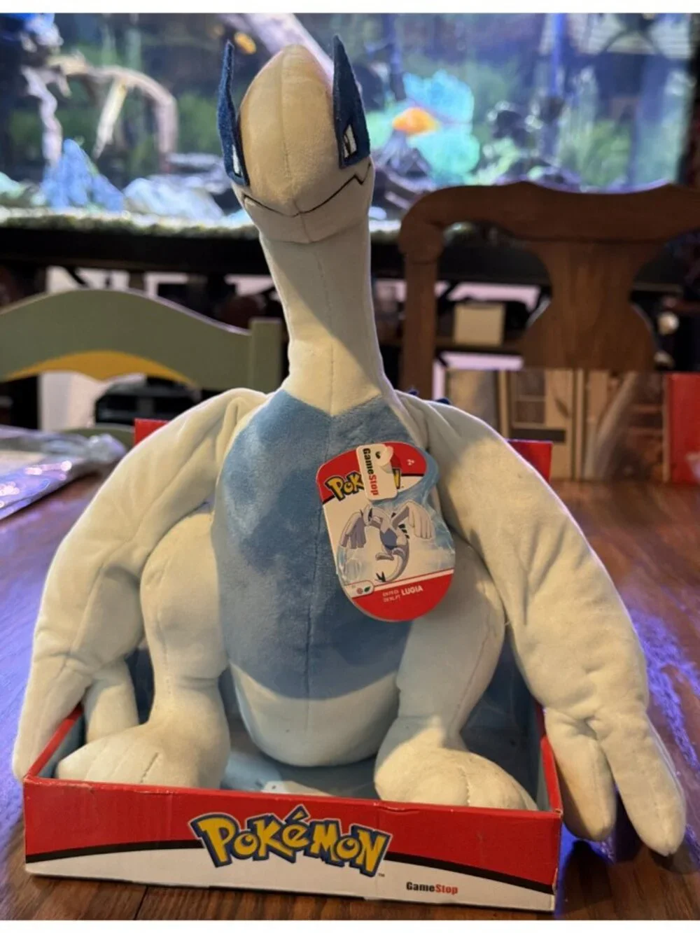 NWT 2020 Nintendo Pokemon WCT S5: GameStop Exclusive Lugia Plush with Box